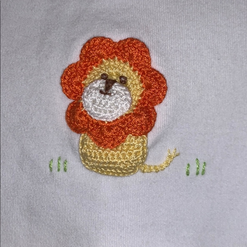 Luigi Kids Crocheted Lion Matching Set size 6, fits like a 5 - Picture 4 of 13